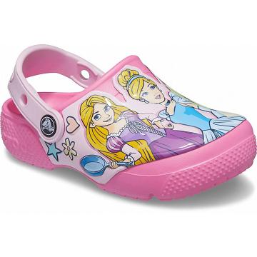 Zuecos Crocs Fun Lab Disney Princess Niña Rosas | Mexico 1538RVDW